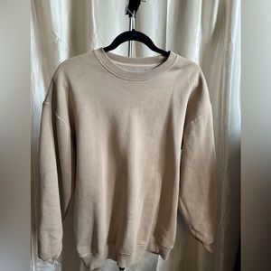 Wilfred free beige crew neck sweater oversized and baggy size 1